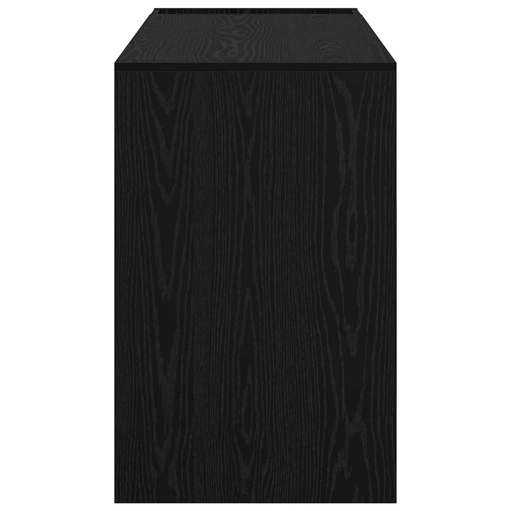 vidaXL Biurko Czarny Dąb 109 x 50 x 78 cm Materiał drewnopochodny