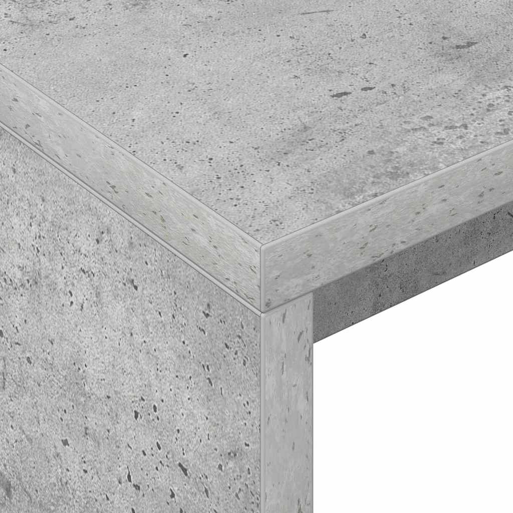 vidaXL Biurko Betonowy szary 109 x 50 x 78 cm Materiał drewnopochodny