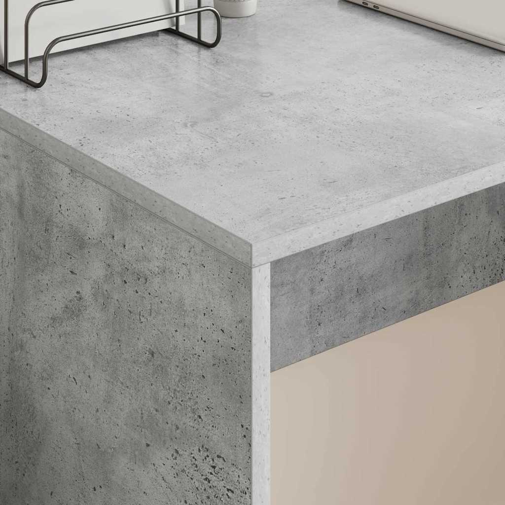 vidaXL Biurko Betonowy szary 109 x 50 x 78 cm Materiał drewnopochodny