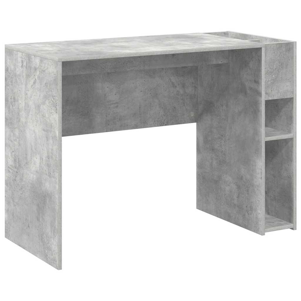 vidaXL Biurko Betonowy szary Drewno inżynieryjne 109 x 50 x 78 cm