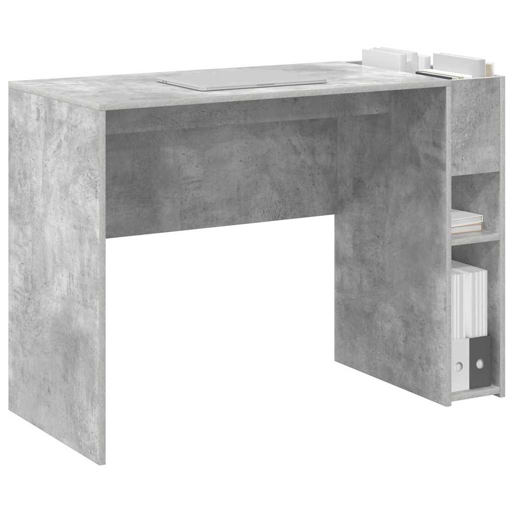 vidaXL Biurko Betonowy szary Drewno inżynieryjne 109 x 50 x 78 cm