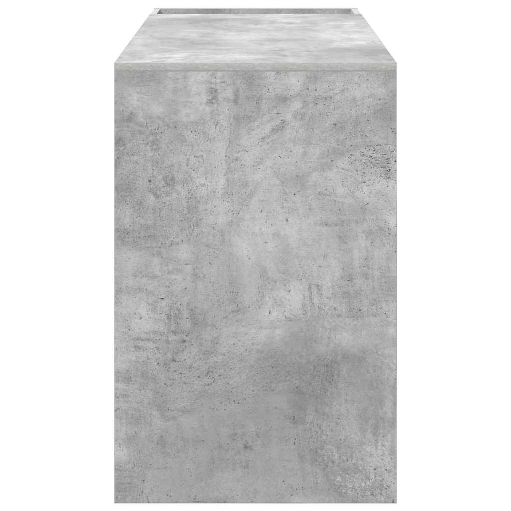 vidaXL Biurko Betonowy szary 109 x 50 x 78 cm Materiał drewnopochodny
