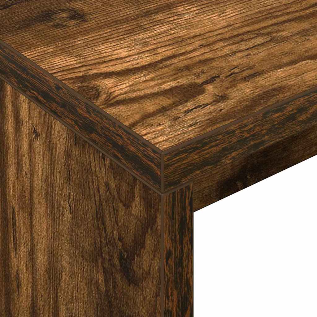 vidaXL Biurko Dąb wędzony 109 x 50 x 78 cm Materiał drewnopochodny