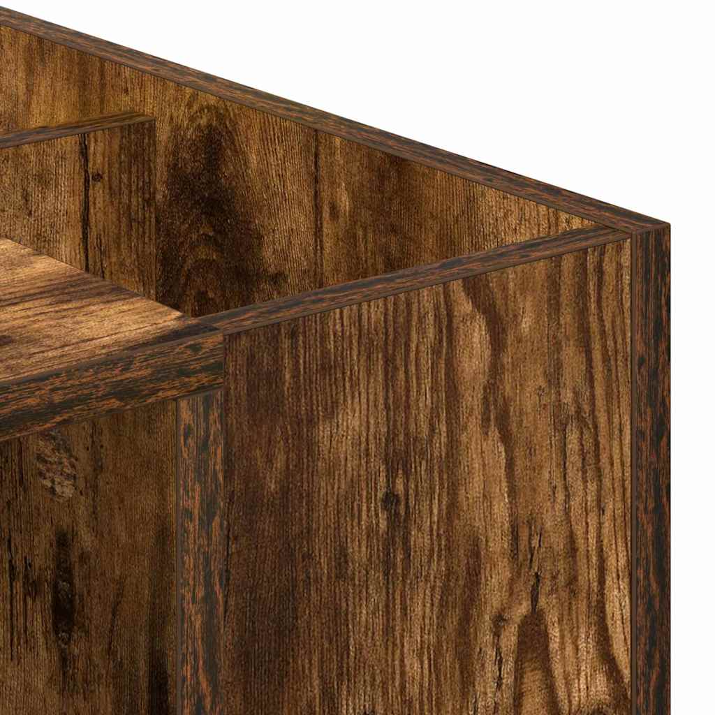 vidaXL Biurko Dąb wędzony 109 x 50 x 78 cm Materiał drewnopochodny