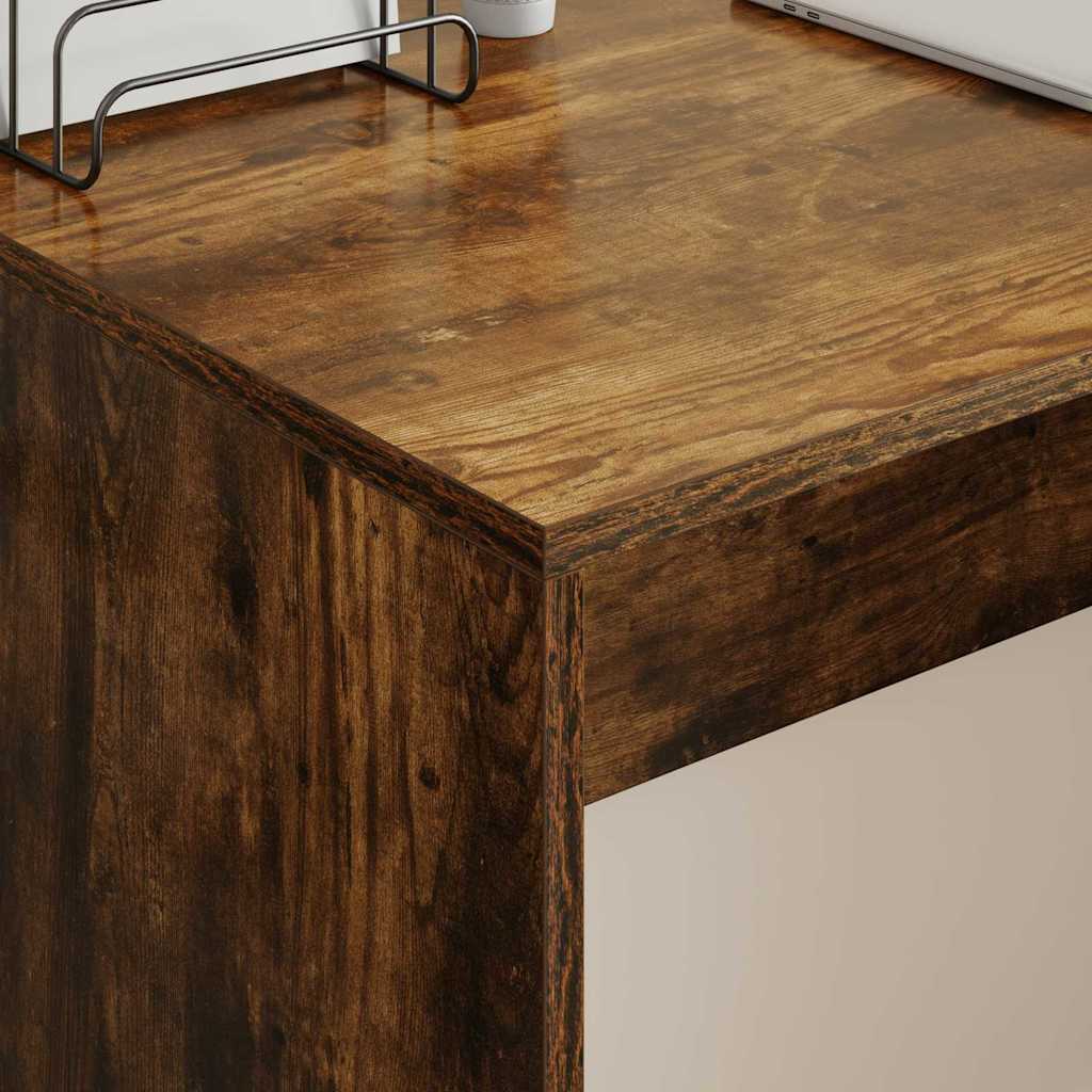 vidaXL Biurko Dąb wędzony 109 x 50 x 78 cm Materiał drewnopochodny