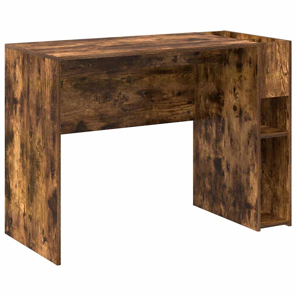 vidaXL Biurko Dąb wędzony 109 x 50 x 78 cm Materiał drewnopochodny