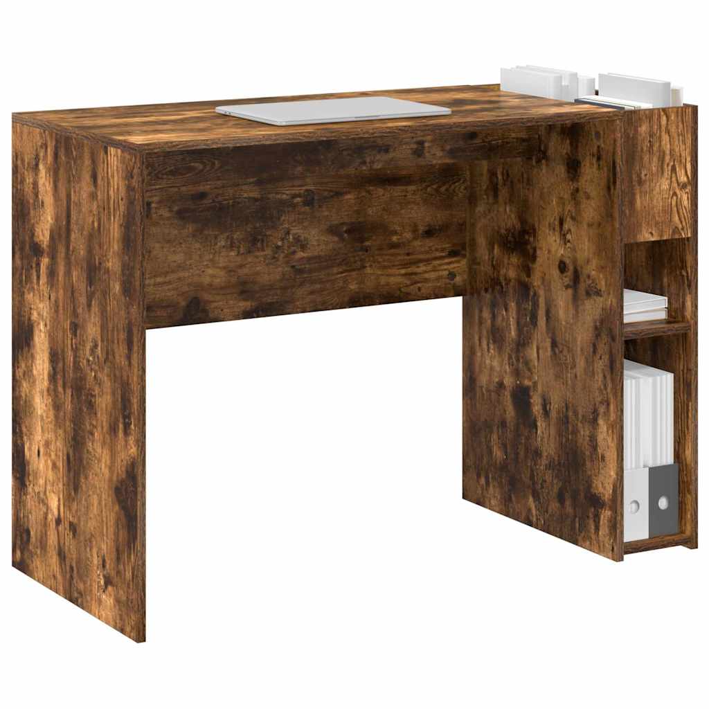 vidaXL Biurko Dąb wędzony 109 x 50 x 78 cm Materiał drewnopochodny