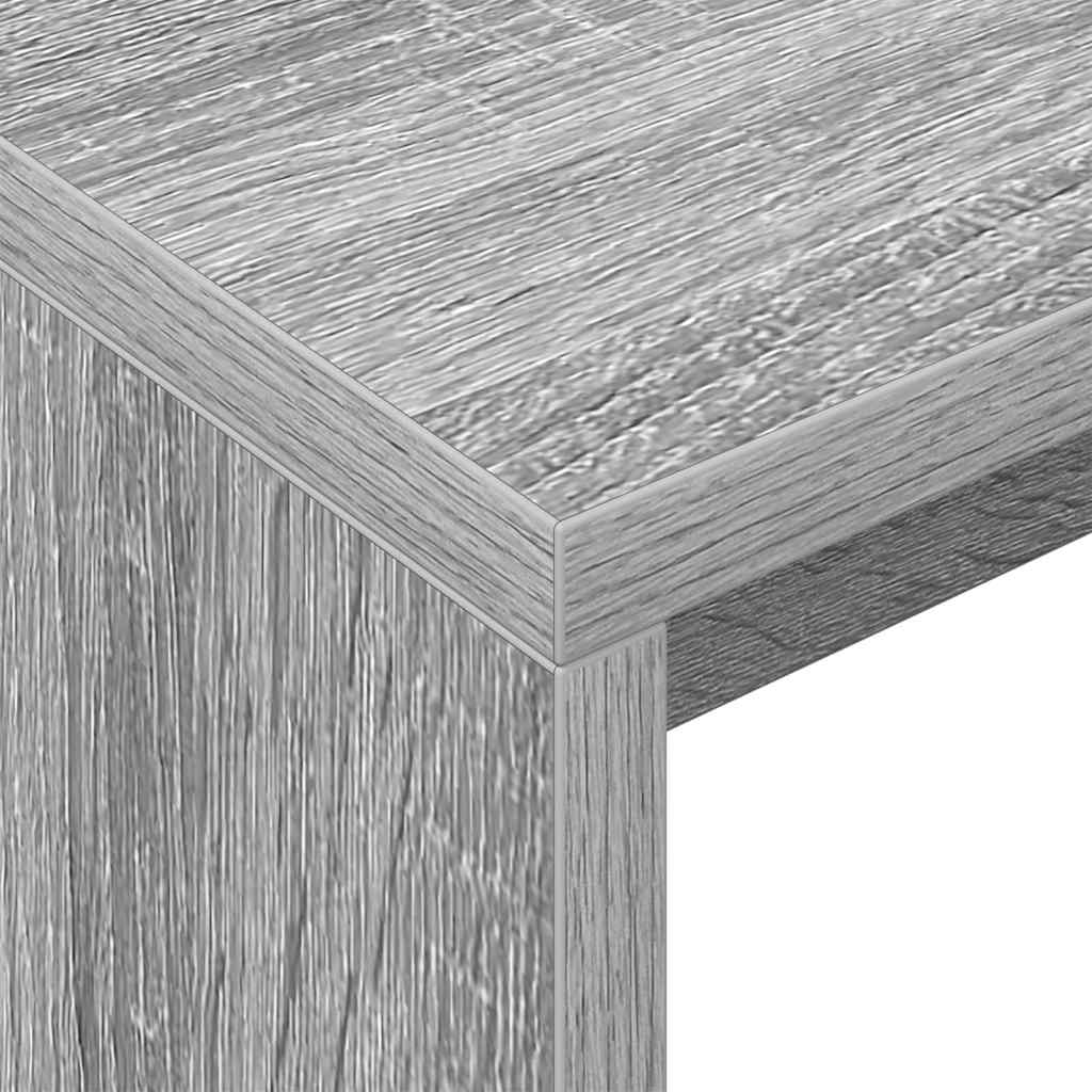 vidaXL Biurko Szary Sonoma 109 x 50 x 78 cm Materiał drewnopochodny