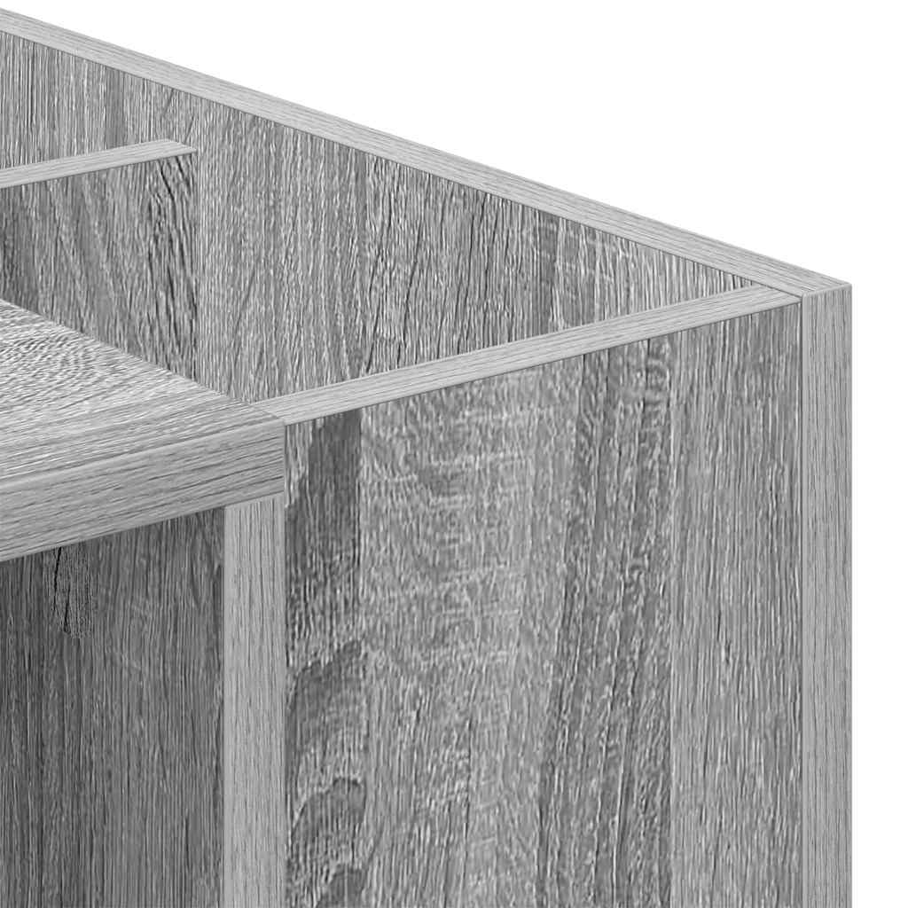 vidaXL Biurko Szary Sonoma 109 x 50 x 78 cm Materiał drewnopochodny