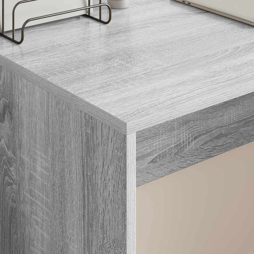 vidaXL Biurko Szary Sonoma 109 x 50 x 78 cm Materiał drewnopochodny
