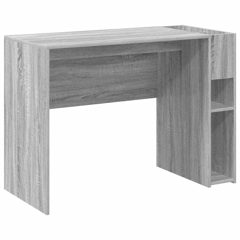 vidaXL Biurko Szary Sonoma 109 x 50 x 78 cm Materiał drewnopochodny