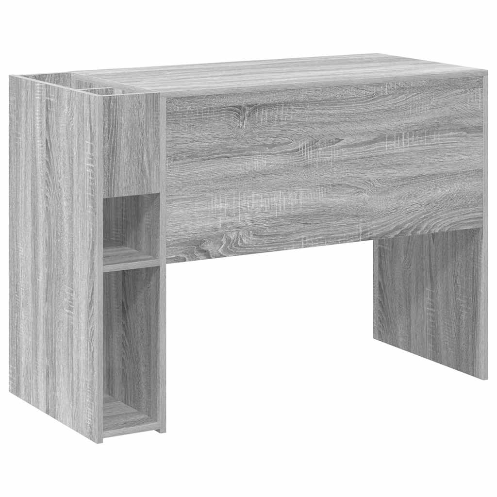 vidaXL Biurko Szary Sonoma 109 x 50 x 78 cm Materiał drewnopochodny