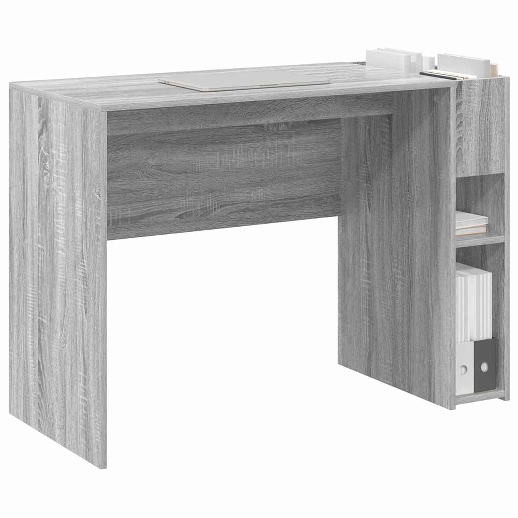 vidaXL Biurko Szary Sonoma 109 x 50 x 78 cm Materiał drewnopochodny