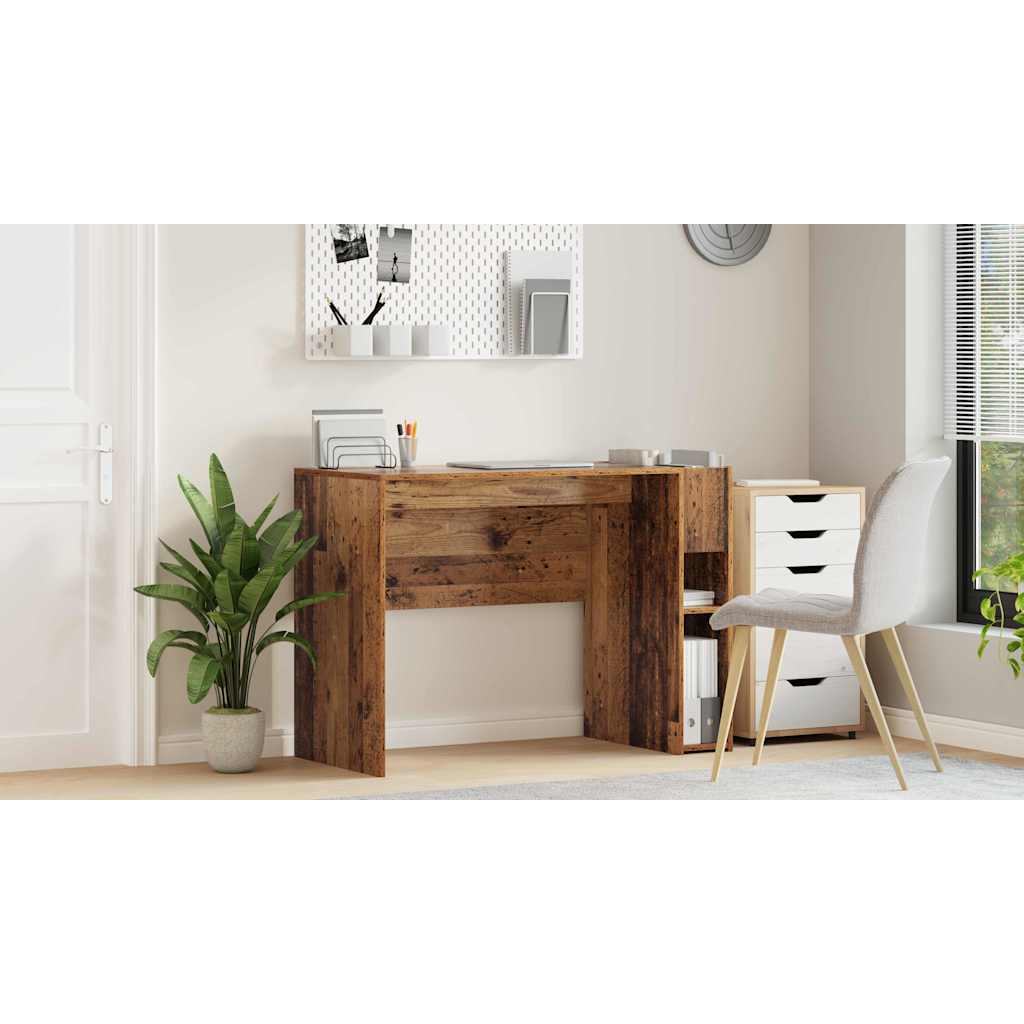 vidaXL Biurko Stare drewno Drewno inżynieryjne 109 x 50 x 78 cm