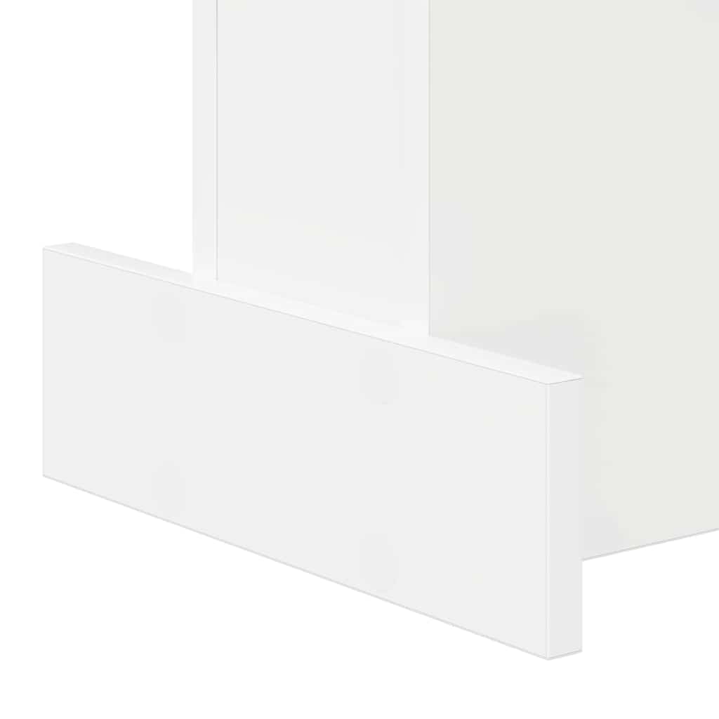 vidaXL Stolik końcowy Biały 35,5 x 35 x 40 cm Materiał drewnopochodny