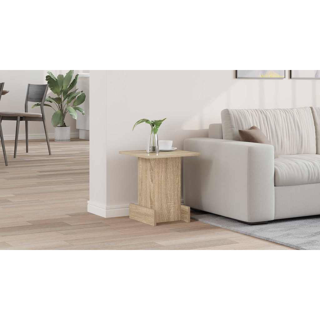 vidaXL Stolik końcowy Dąb Sonoma 35,5 x 35 x 40 cm Drewno inżynieryjne