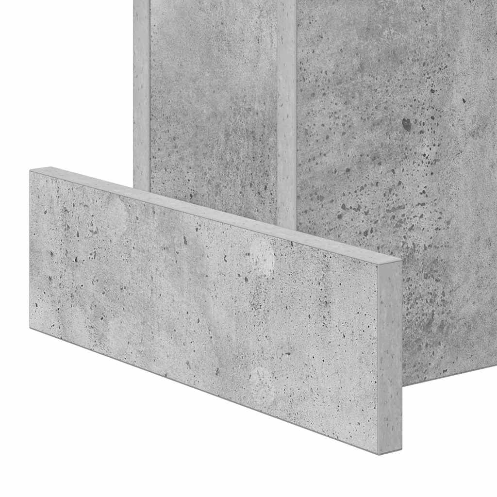 vidaXL Stolik końcowy Betonowy szary 35,5 x 35 x 40 cm