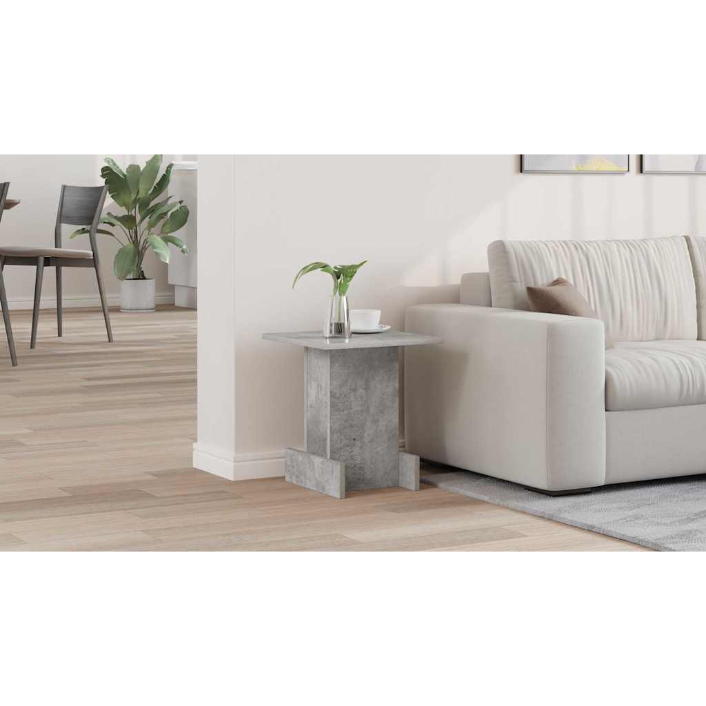 vidaXL Stolik końcowy Betonowy szary 35,5 x 35 x 40 cm