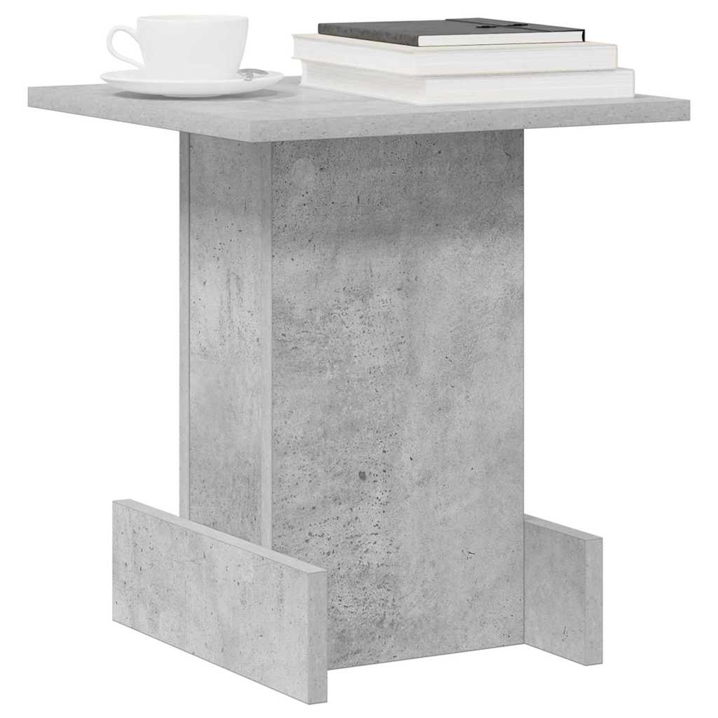 vidaXL Stolik końcowy Betonowy szary 35,5 x 35 x 40 cm