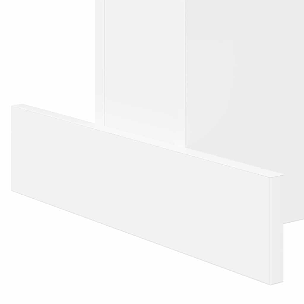 vidaXL Stolik końcowy Biały 44,5 x 45 x 55 cm Materiał drewnopochodny