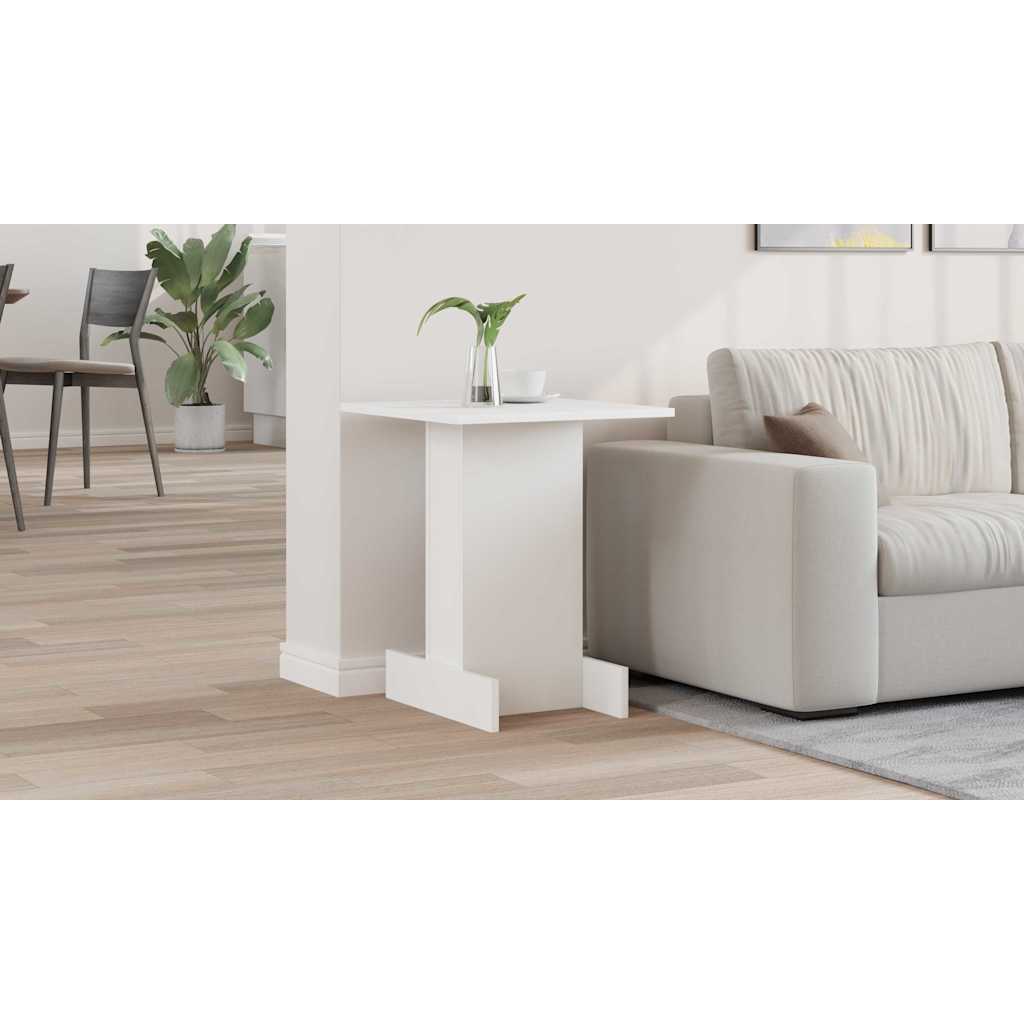 vidaXL Stolik końcowy Biały 44,5 x 45 x 55 cm Drewno inżynieryjne