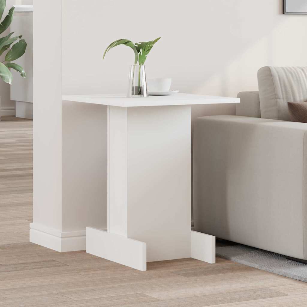 vidaXL Stolik końcowy Biały 44,5 x 45 x 55 cm Materiał drewnopochodny