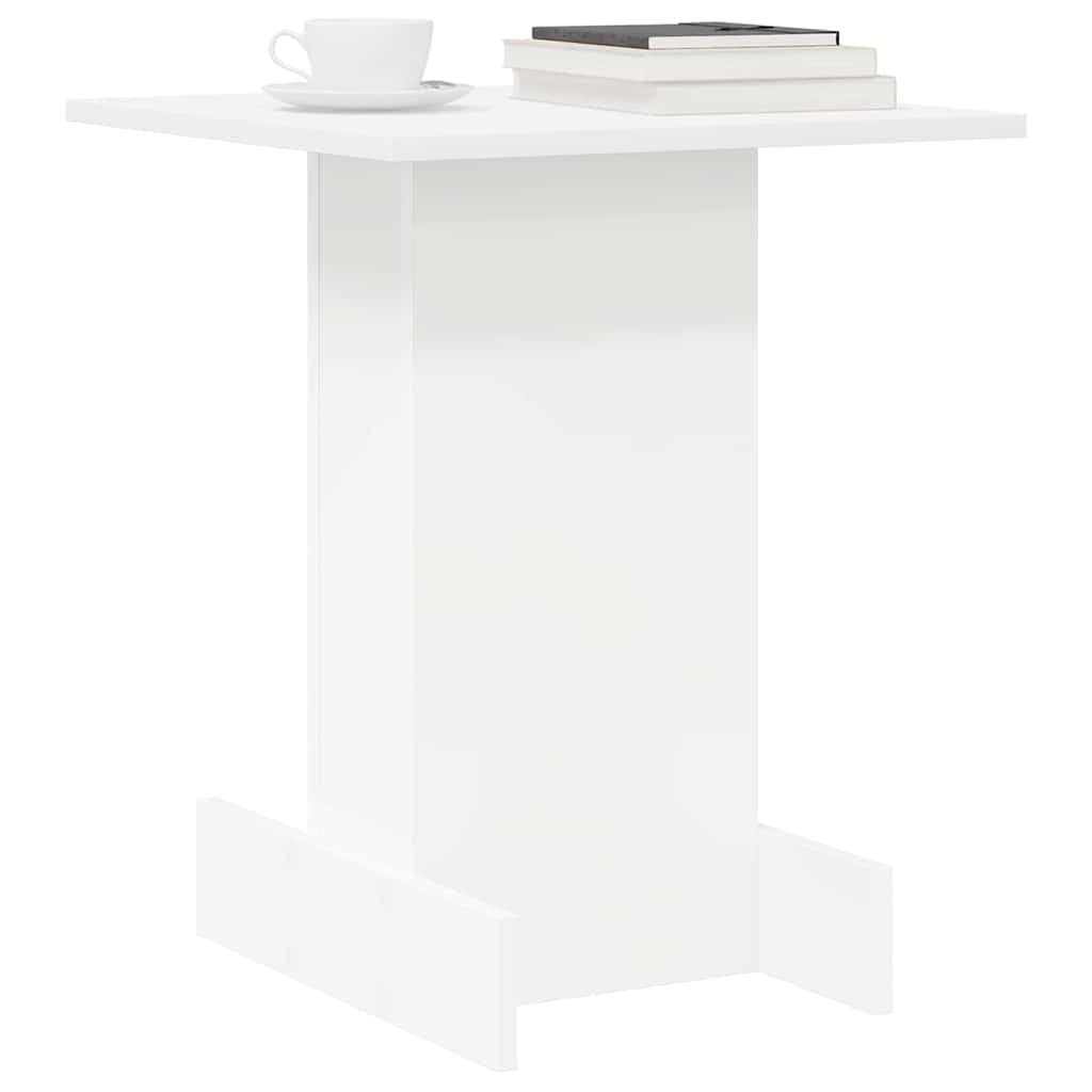 vidaXL Stolik końcowy Biały 44,5 x 45 x 55 cm Materiał drewnopochodny