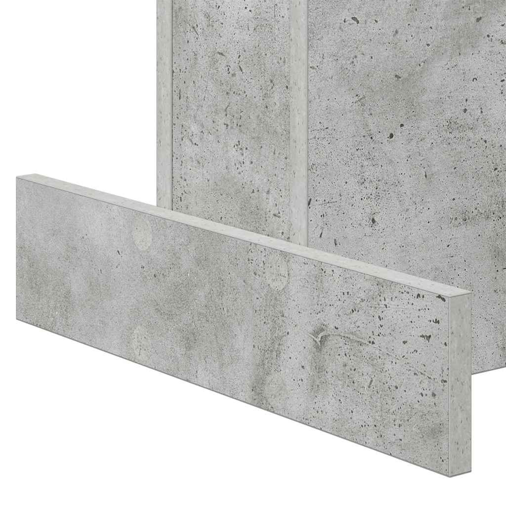 vidaXL Stolik końcowy Betonowy szary 44,5 x 45 x 55 cm