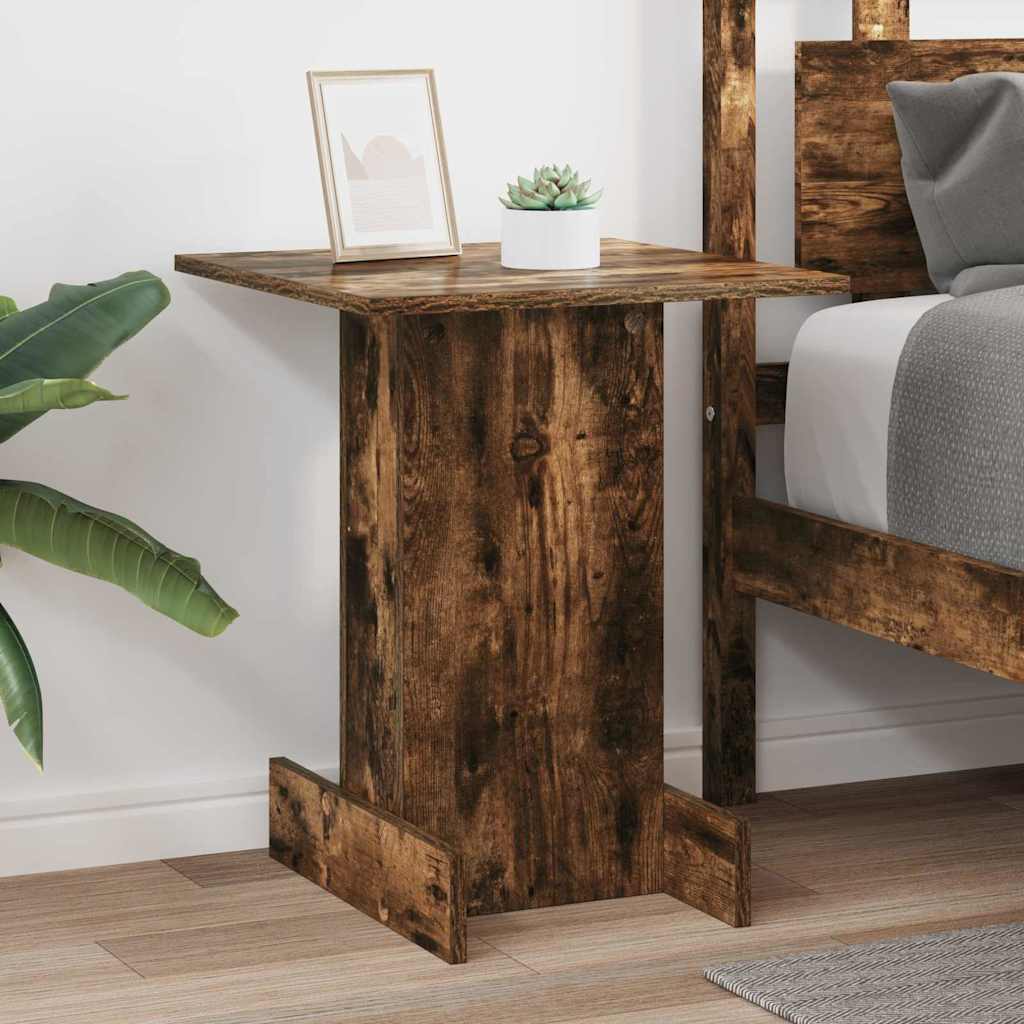 vidaXL Stolik końcowy Dąb wędzony 44,5 x 45 x 55 cm