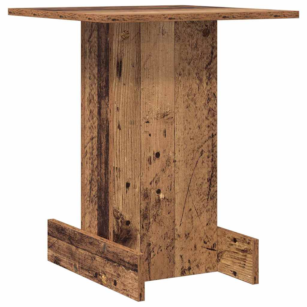 vidaXL Stolik końcowy Stare drewno 44,5 x 45 x 55 cm
