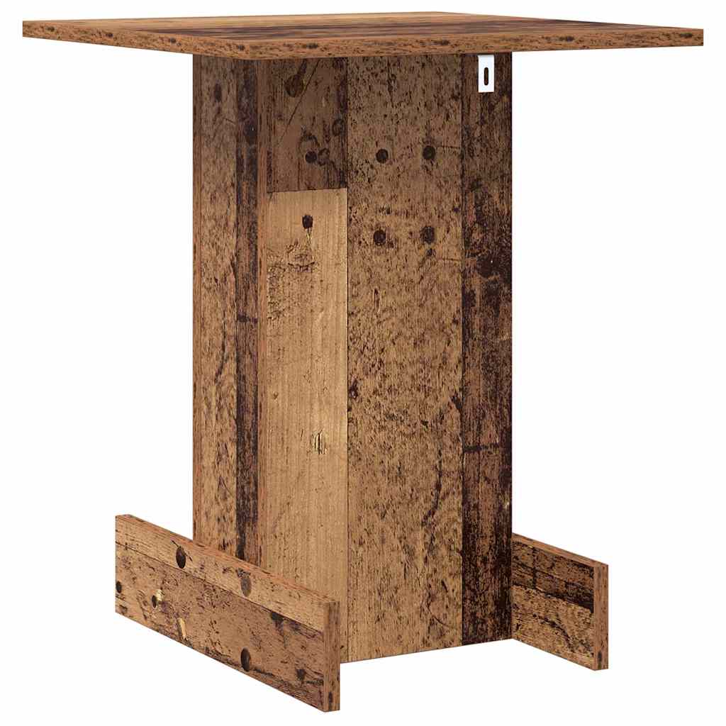 vidaXL Stolik końcowy Stare drewno 44,5 x 45 x 55 cm