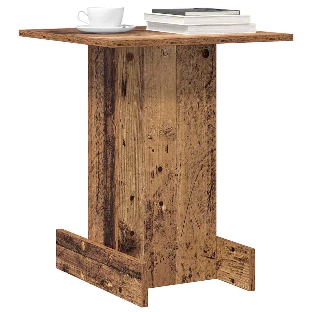 vidaXL Stolik końcowy Stare drewno 44,5 x 45 x 55 cm