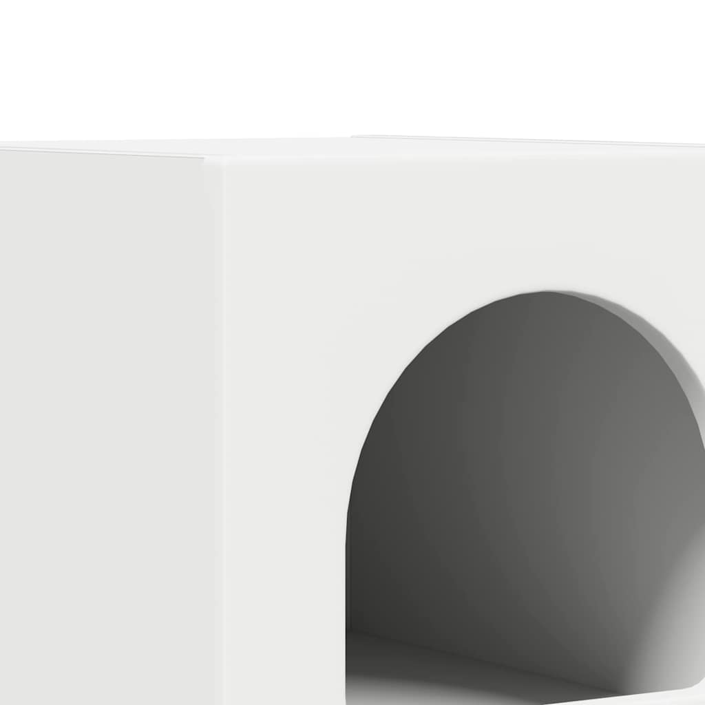vidaXL Stolik nocny Biały 29,5 x 35 x 50 cm Materiał drewnopochodny