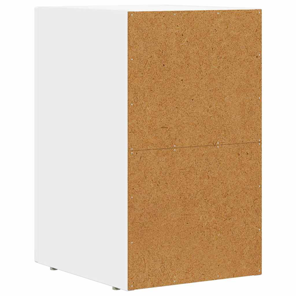 vidaXL Stolik nocny Biały 29,5 x 35 x 50 cm Materiał drewnopochodny