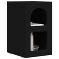 vidaXL Stolik nocny ELST 2 szt. Czarny 29,5 x 33,5 x 50 cm