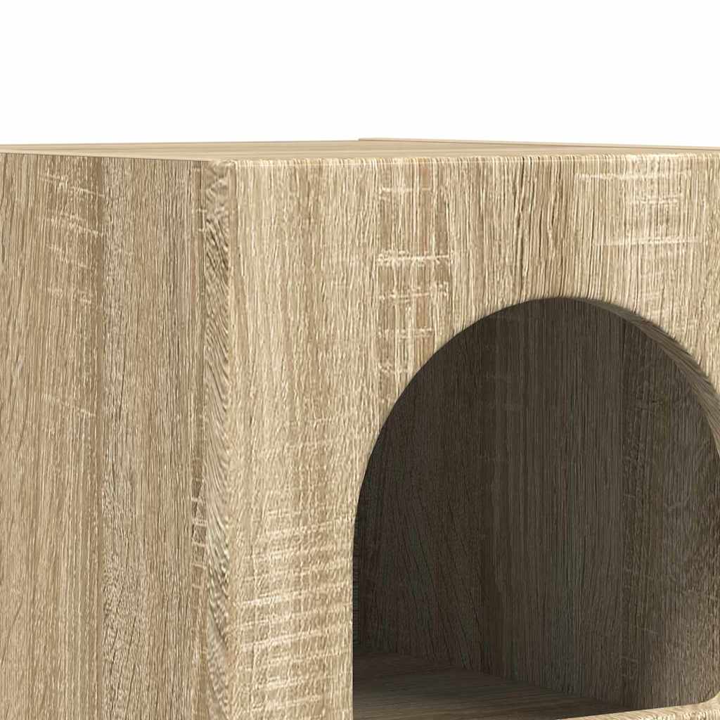 vidaXL Stolik nocny Dąb Sonoma 29,5 x 33,5 x 50 cm