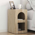 vidaXL Stolik nocny Dąb Sonoma 29,5 x 33,5 x 50 cm