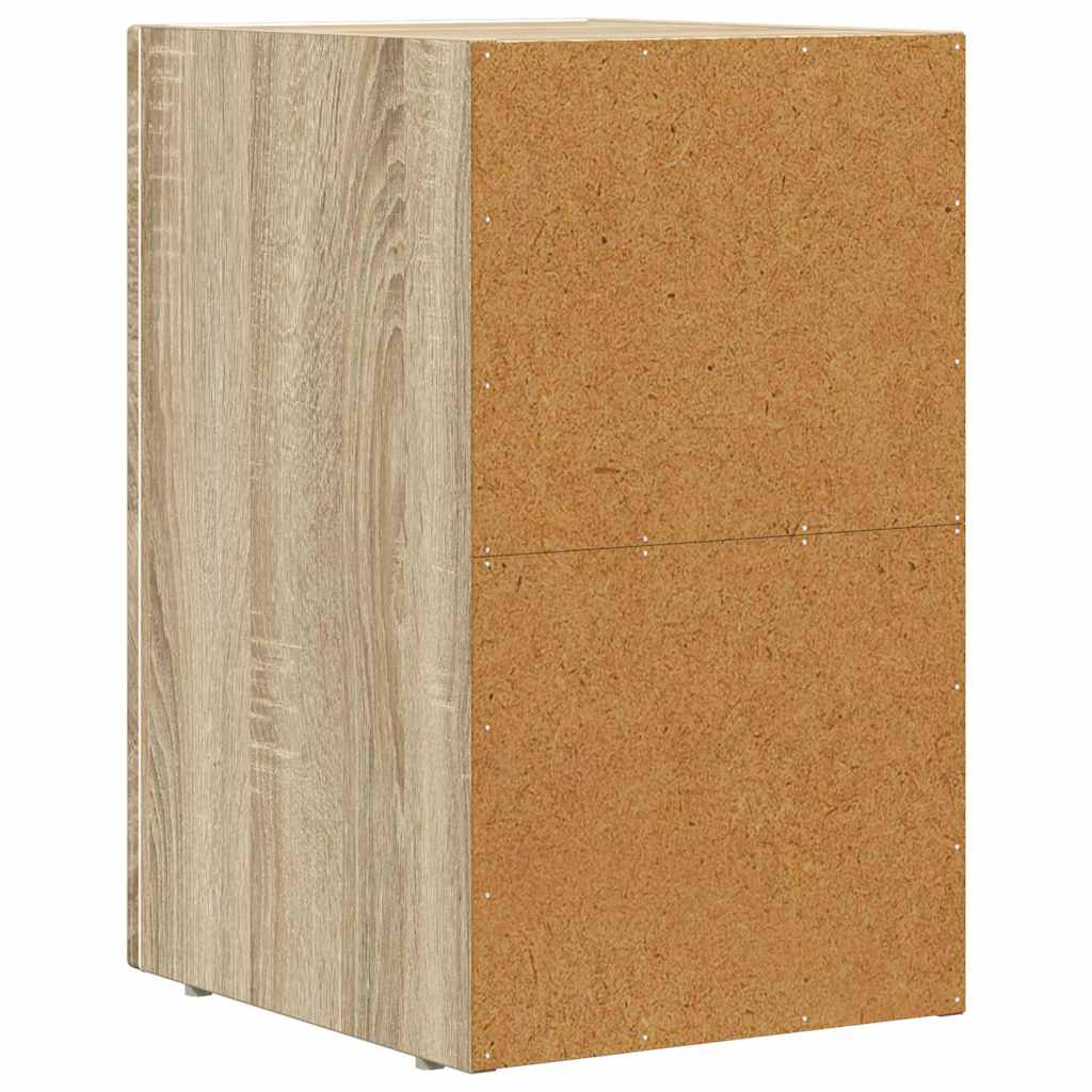 vidaXL Stolik nocny 2 pcs Dąb Sonoma 29,5 x 33,5 x 50 cm