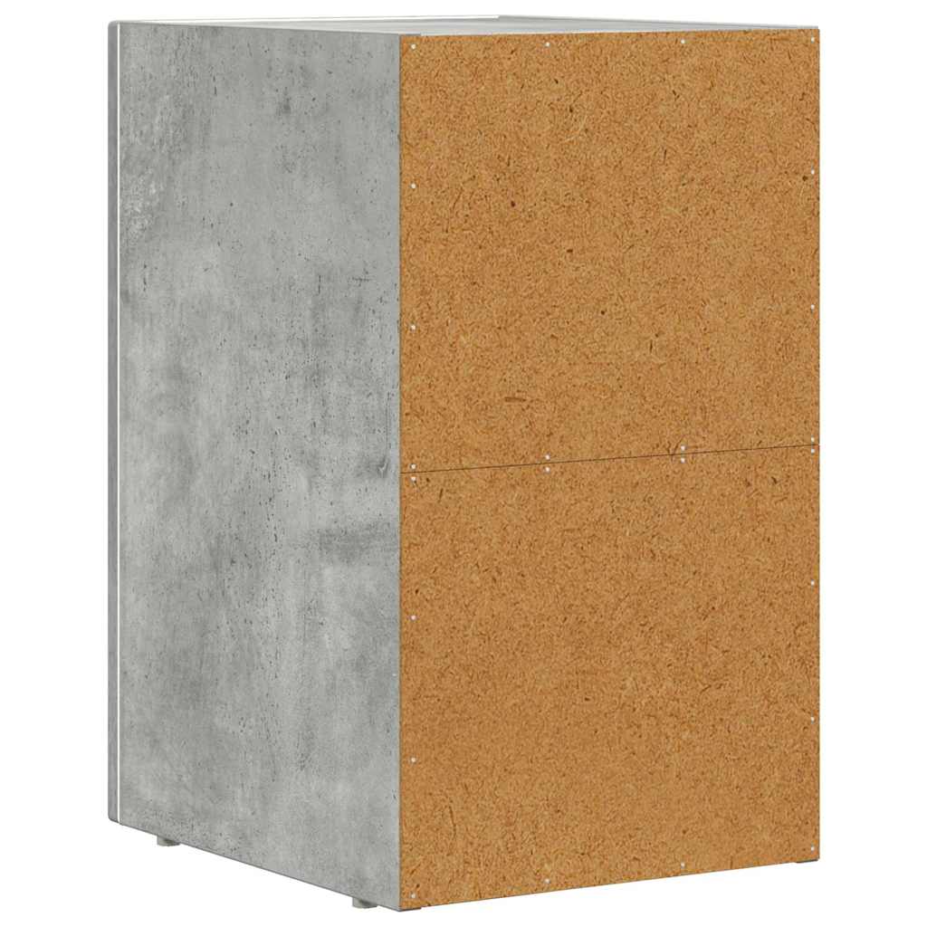 vidaXL Stolik nocny Betonowy szary 29,5 x 33,5 x 50 cm