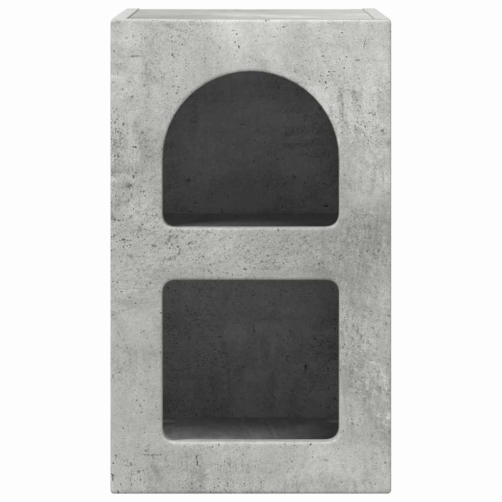 vidaXL Stolik nocny Betonowy szary 29,5 x 33,5 x 50 cm