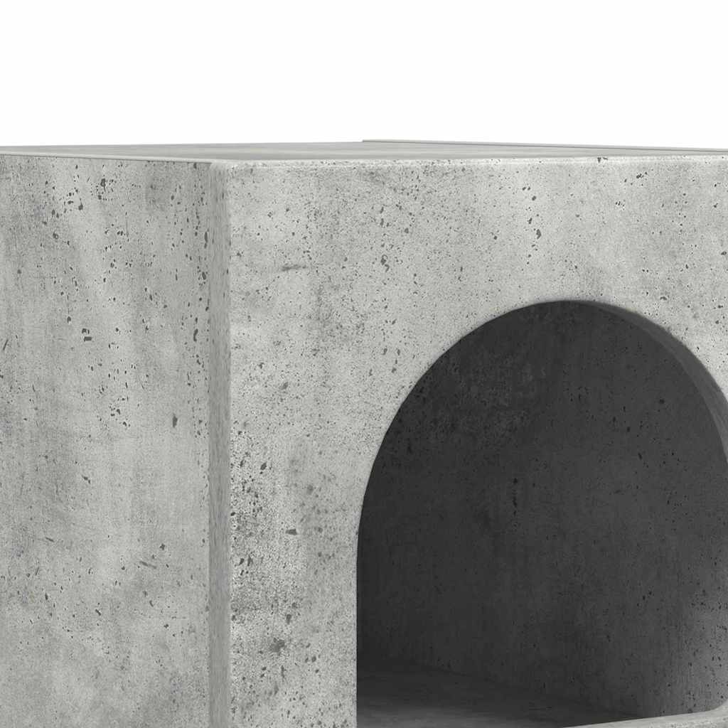 vidaXL Stolik nocny 2 pcs Betonowy szary 29,5 x 33,5 x 50 cm