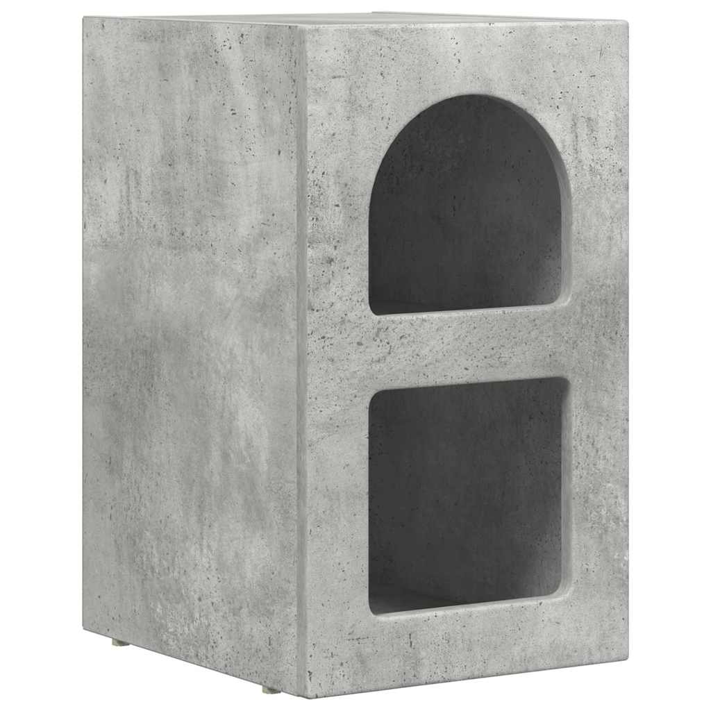 vidaXL Stolik nocny 2 pcs Betonowy szary 29,5 x 33,5 x 50 cm