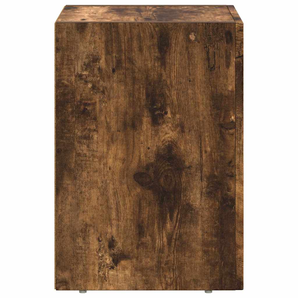 vidaXL Stolik nocny Dąb wędzony 29,5 x 33,5 x 50 cm