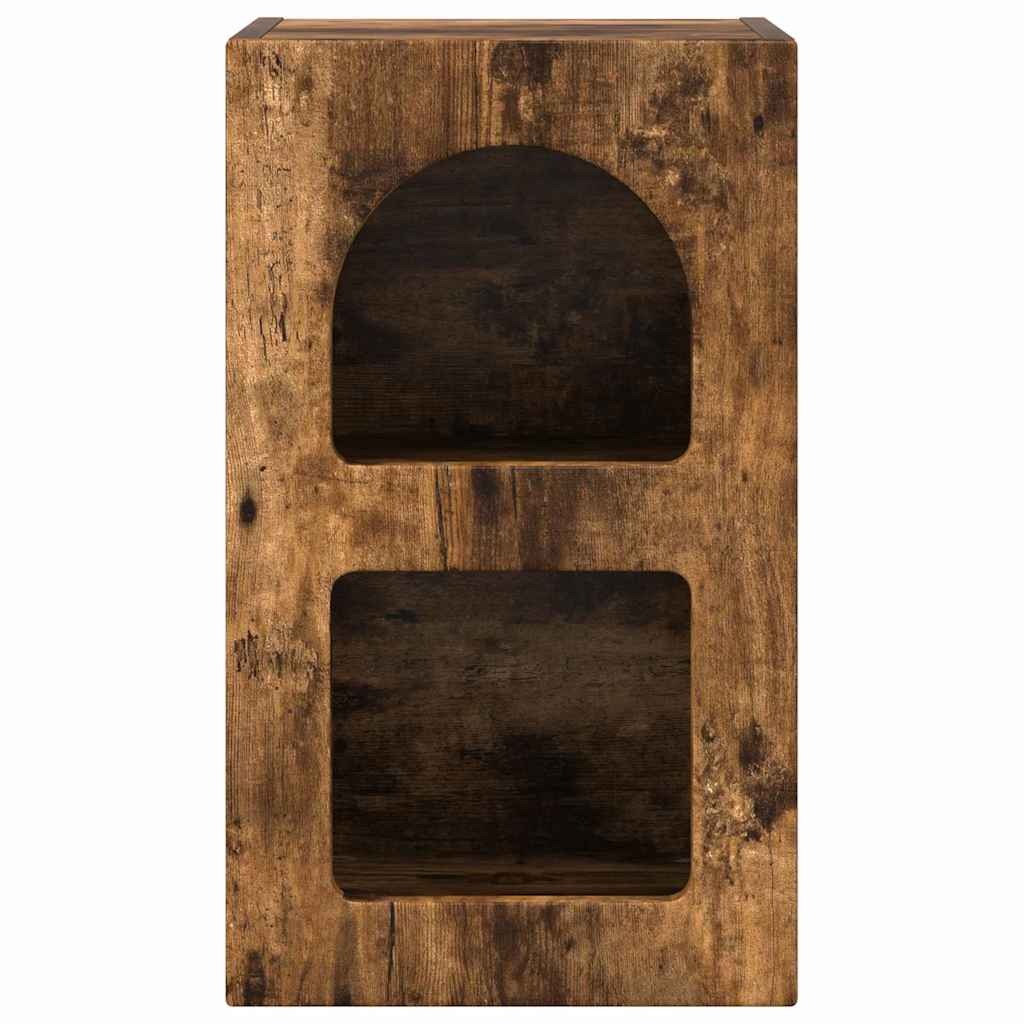 vidaXL Stolik nocny 2 pcs Dąb wędzony 29,5 x 33,5 x 50 cm