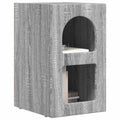 vidaXL Stolik nocny ELST Szary Sonoma 29,5 x 33,5 x 50 cm