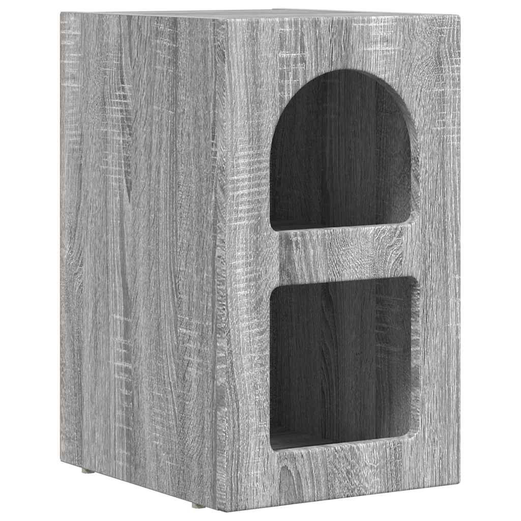 vidaXL Stolik nocny 2 pcs Szary Sonoma 29,5 x 33,5 x 50 cm