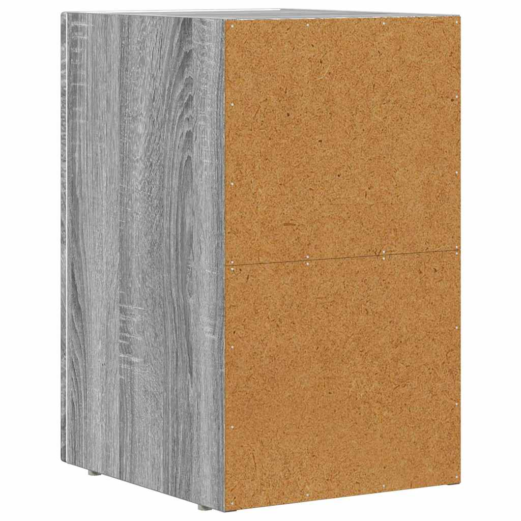 vidaXL Stolik nocny 2 pcs Szary Sonoma 29,5 x 33,5 x 50 cm