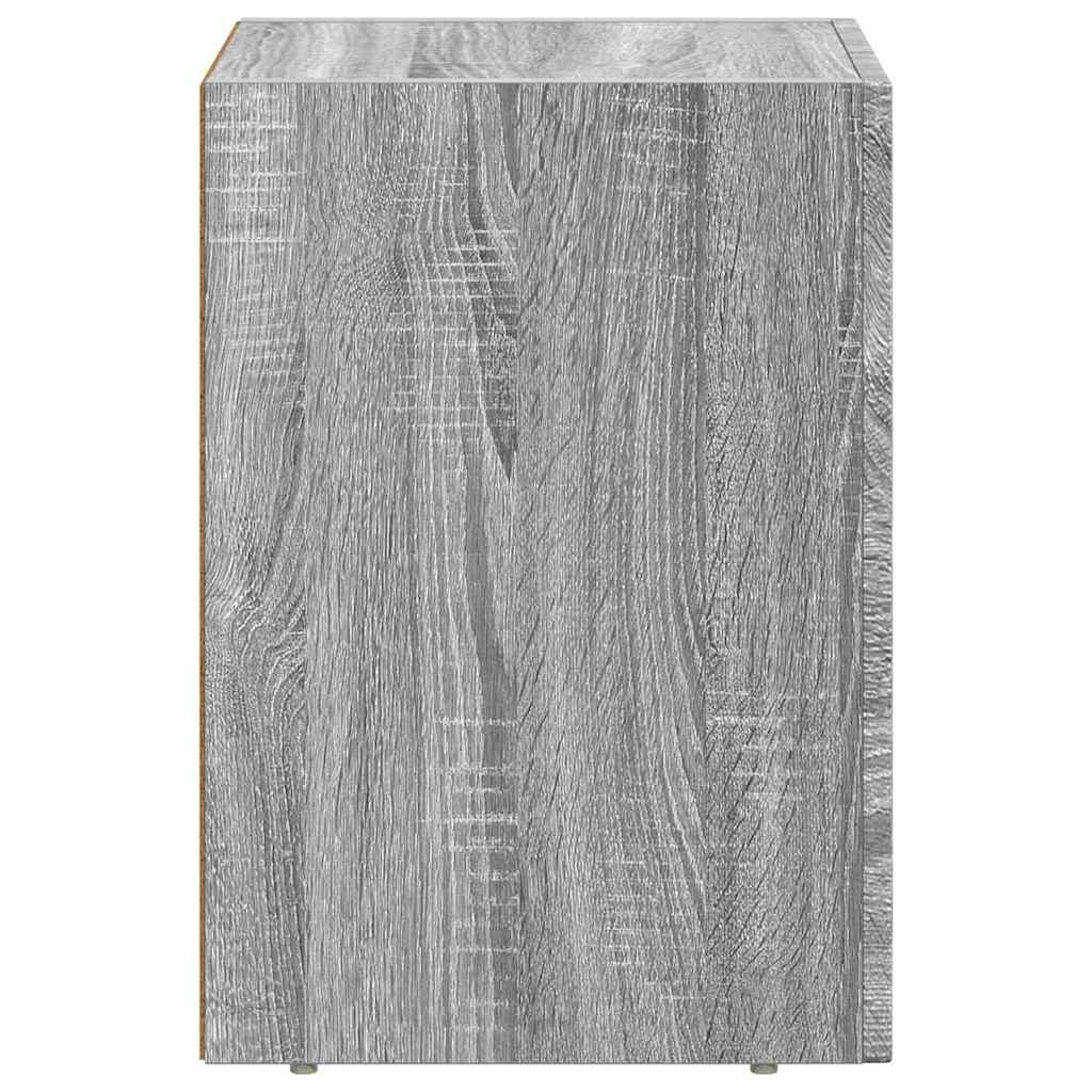 vidaXL Stolik nocny 2 pcs Szary Sonoma 29,5 x 33,5 x 50 cm