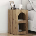 vidaXL Stolik nocny ELST Dąb rzemieślniczy 29,5 x 33,5 x 50 cm
