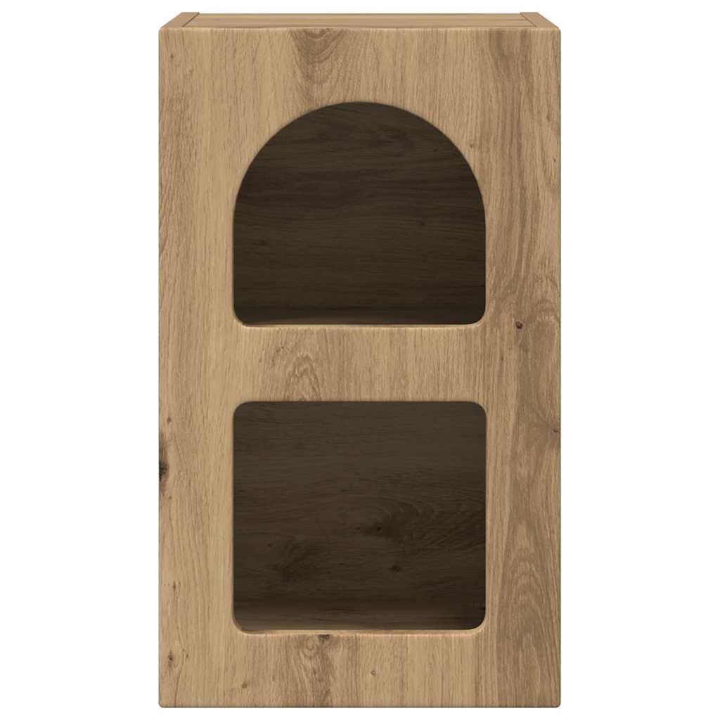 vidaXL Stolik nocny ELST Dąb rzemieślniczy 29,5 x 33,5 x 50 cm